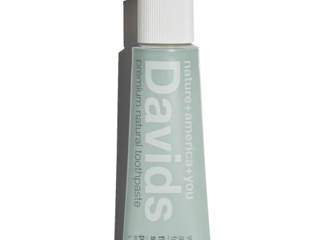 TOOTHPASTE 50G DAVIDS TRAVEL SIZE PEPPERMINT on Sale