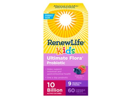 PROBIOTIC 10 BILLION 60 CHEWABLES KIDS RENEW LIFE Discount