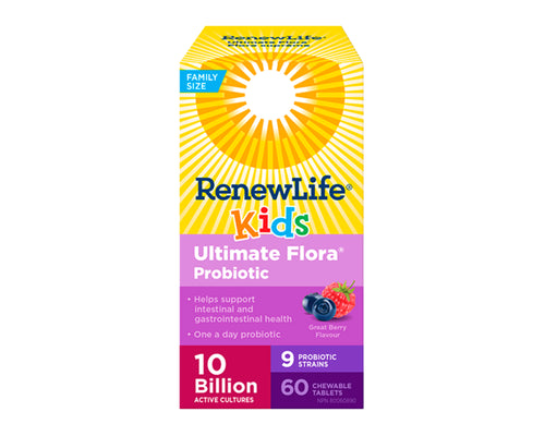 PROBIOTIC 10 BILLION 60 CHEWABLES KIDS RENEW LIFE Discount