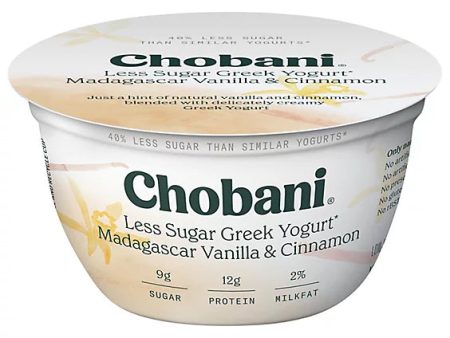 YOGURT 150G GREEK LESS SUGAR VANILLA CINNAMON Sale