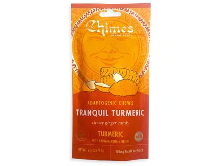 GINGER CHEWS 72G VEGAN TURMERIC For Sale