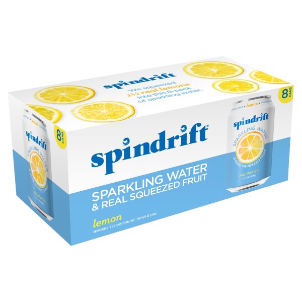 SPINDRIFT 355ML *8 LEMON on Sale