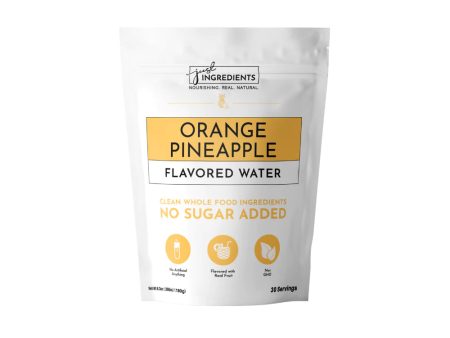 WATER FLAVORED 210G JUST.INGREDIENTS ORANGE PINEAPPLE Online Hot Sale