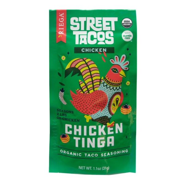 TACO SEASONING 31G CHICKEN TINGA RIEGA Supply