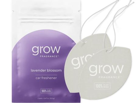 CAR FRESHENER 2PACK GROW FRAGRANCE LAVENDER BLOSSOM Online now