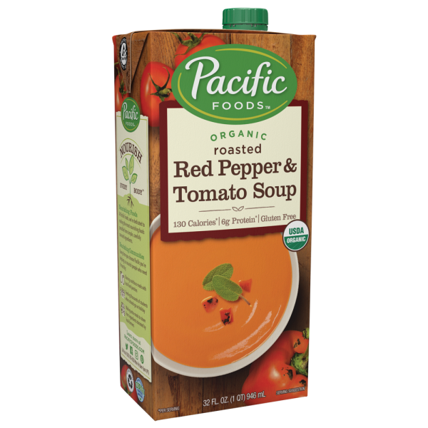 SOUP 946ML RED PEPPER TOMATO PACIFIC Cheap