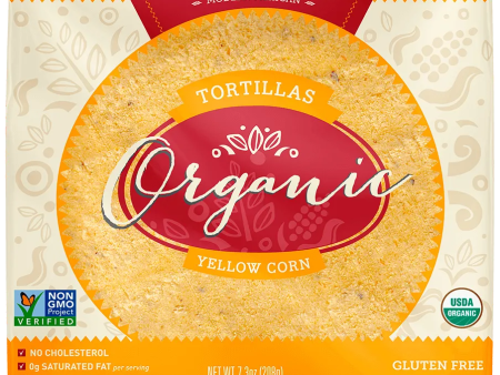 TORTILLA 208G CORN JAUNE ORGANIC Fashion