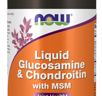 GLUCOSAMINE & CHONDROITIN 473ML NOW FOODS For Discount