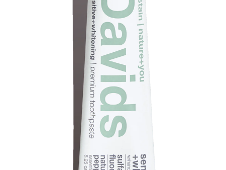 TOOTHPASTE 50G DAVIDS TRAVEL SIZE WHITENING Fashion