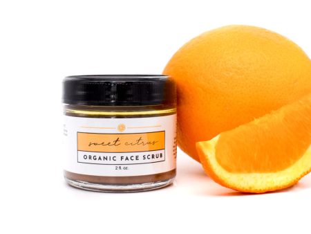 FACE SCRUB 59G SWEET CITRUS ORGANIC Fashion