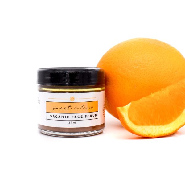 FACE SCRUB 59G SWEET CITRUS ORGANIC Fashion