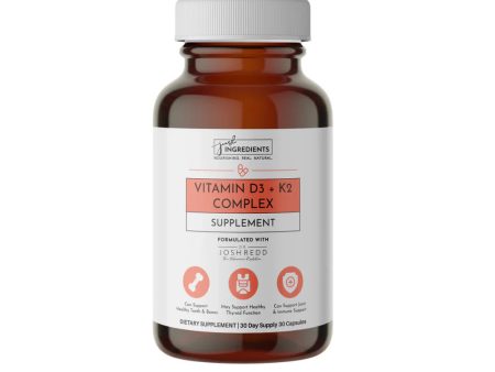 D3 + K2 30CAP JUSTINGREDIENTS For Cheap