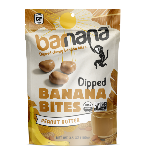 BANANA BITES 100G PEANUT BUTTER Fashion