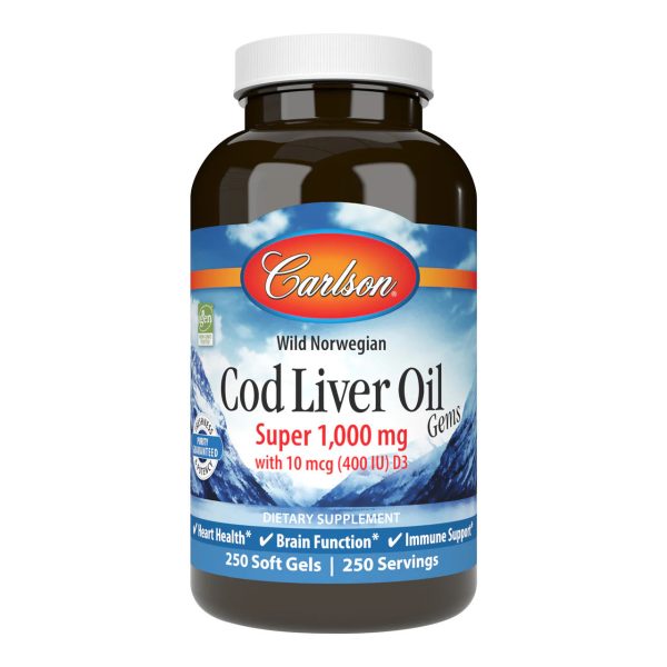 SUPER COD LIVER OIL 250GEL +A+D Fashion