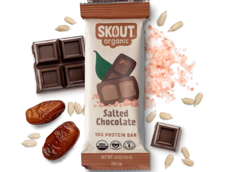 BAR SKOUT 55G PROTEIN SALTED CHOCOLATE Online Sale