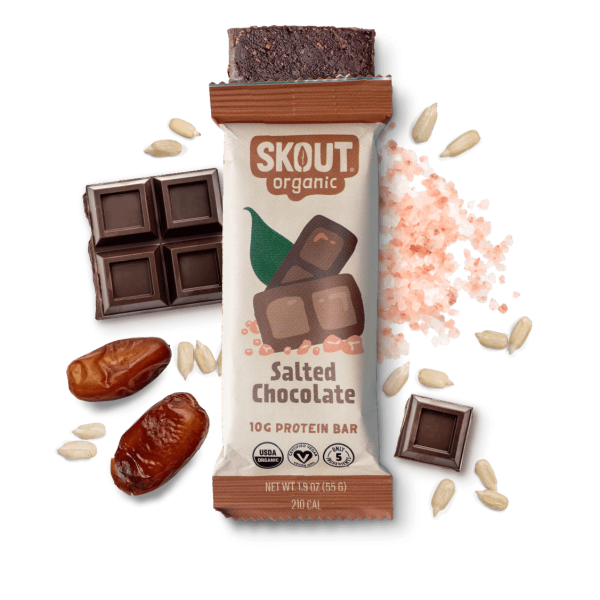 BAR SKOUT 55G PROTEIN SALTED CHOCOLATE Online Sale