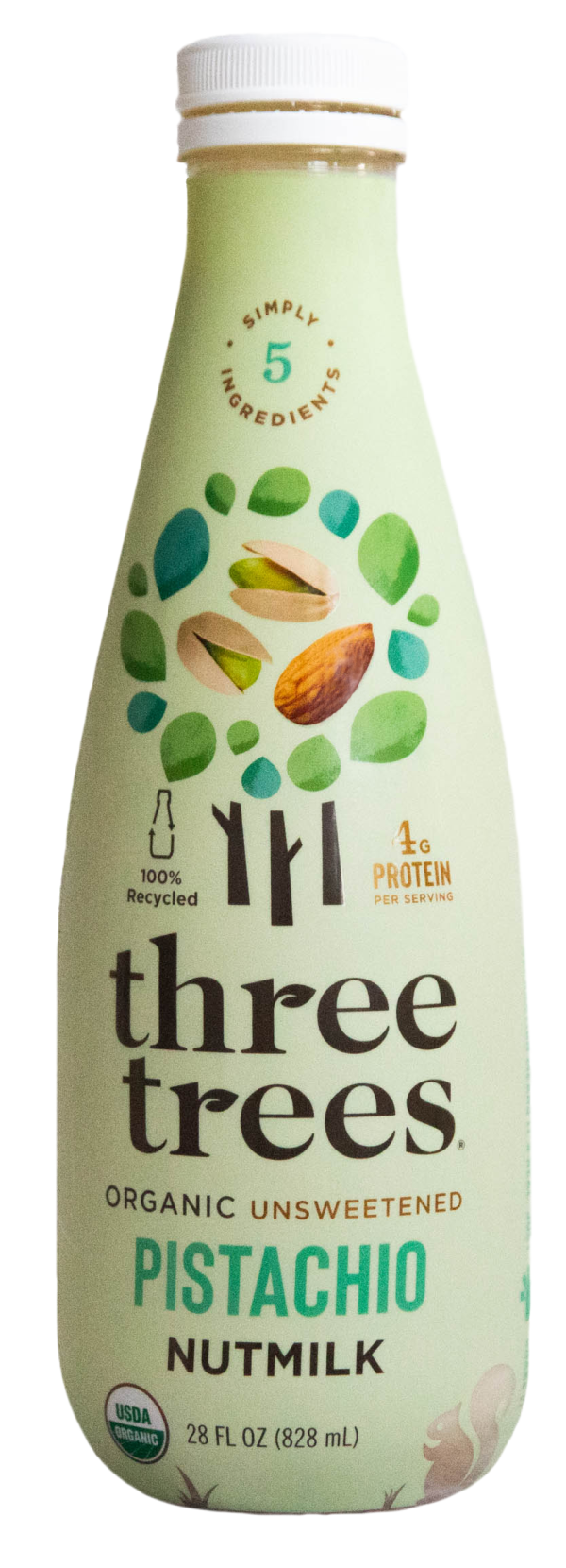 LAIT PISTACHIO 828ML ORG 3 TREES Sale