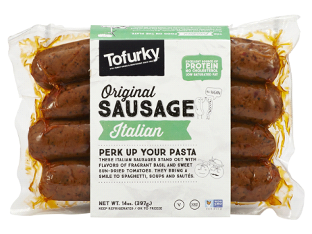 SAUSAGE 397G ITALIAN TOFURKI For Cheap