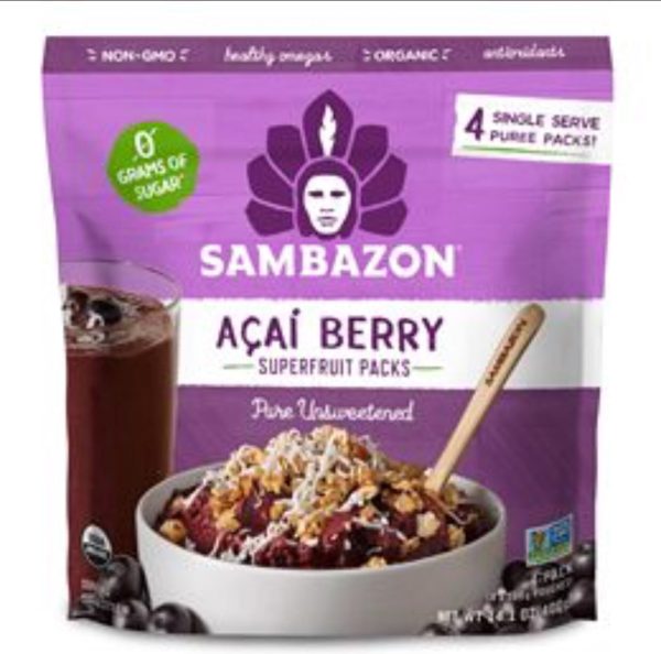 ACAI 4pouches * 100 gr UNSWEETENED Online