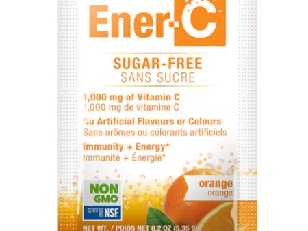 ENER-C 1000MG SANS SUCRE 5G PACKET ORANGE For Sale