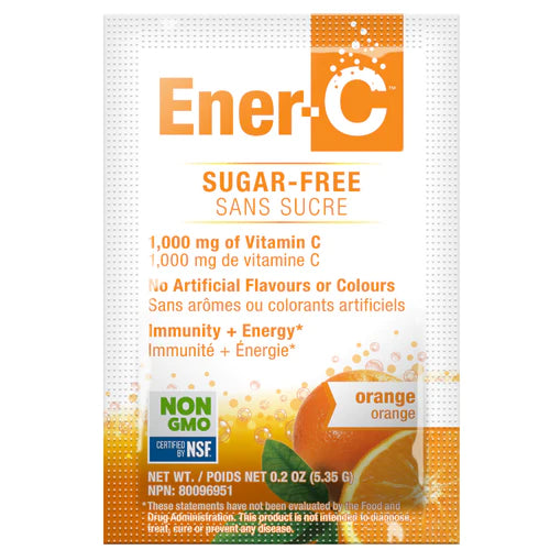 ENER-C 1000MG SANS SUCRE 5G PACKET ORANGE For Sale