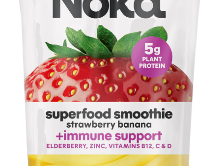 SMOOTHIE 120G NOKA STRAWBERRY BANANA Online now