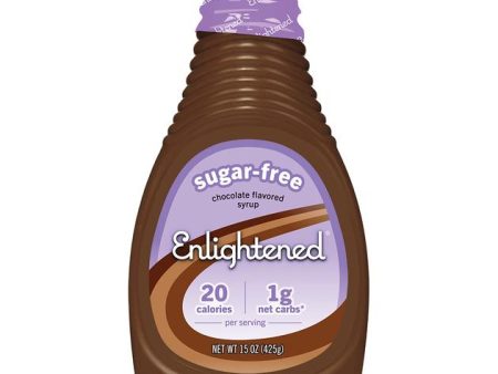 SYRUP 425G CHOCOLATE SUGAR FREE ENLIGTHENED For Sale