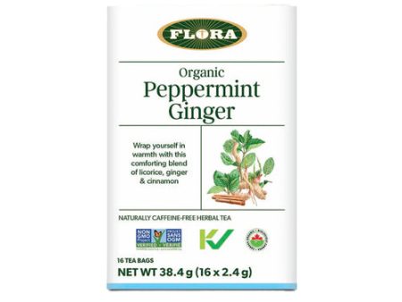 TEA FLORA 16BAG PEPPERMINT GI For Cheap