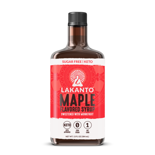 MAPLE FLAVORED SYRUP 384ml LAKANTO Supply