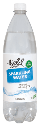 WATER 1LT SPARKLING FIELD DAY For Cheap