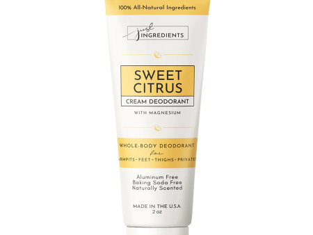 DEODORANT 2 OZ CREAM SWEET CITRUS on Sale