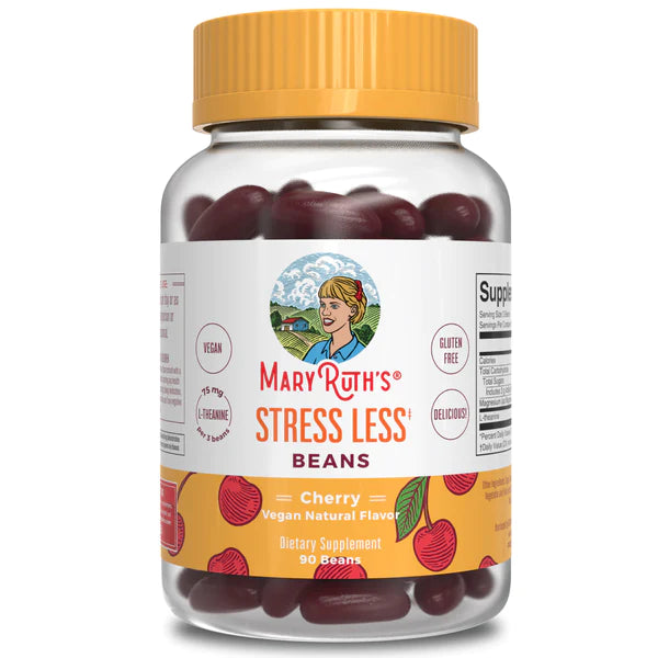 STRESS LESS BEANS 60 GUMMIES CHERRY MARY RUTH Online Sale