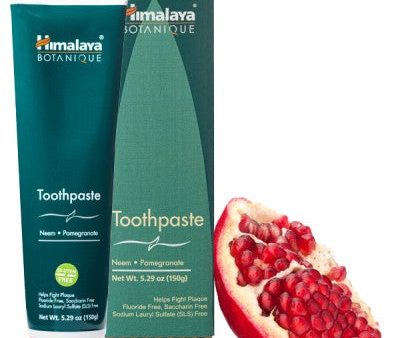 TOOTHPASTE 150G NEEM POMEGRANATE GLUTEN FREE Hot on Sale