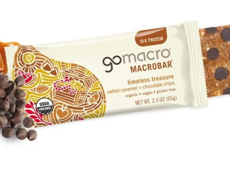 BAR 65G GOMACRO SALTED CARAMEL + CHOCO CHIPS Online now