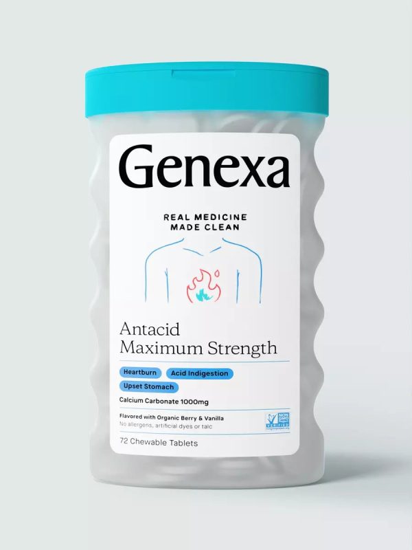 ANTACID 72 CHEWABLE TABS GENEXA Fashion