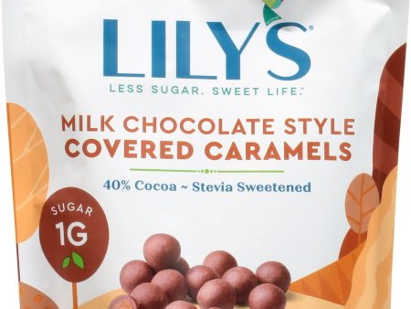 CARAMELS 99G COVERED MILK CHOCOLATE LILY S Hot on Sale