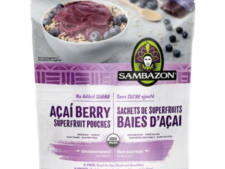 ACAI 4pouches * 100 gr UNSWEETENED Online