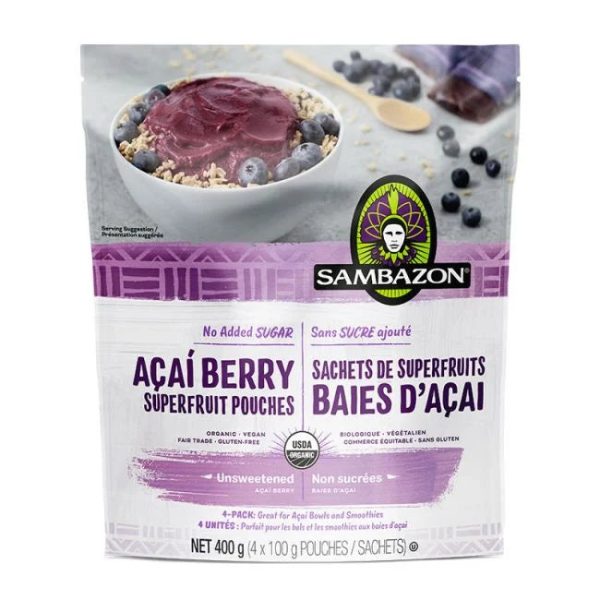 ACAI 4pouches * 100 gr UNSWEETENED Online