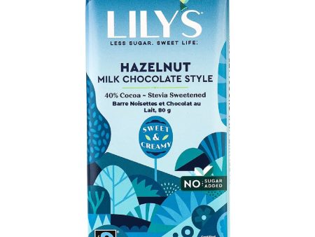 BAR CHOC.85G LILY S HAZELNUT Discount