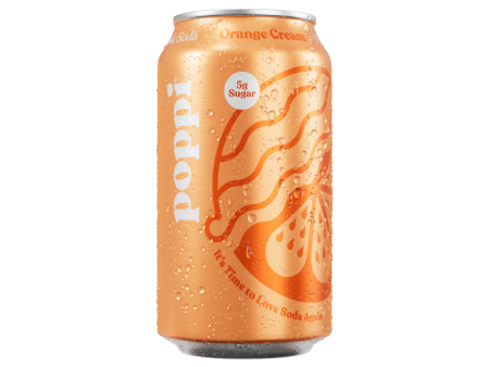 POPPI 355ML ORANGE CREAM SODA Online