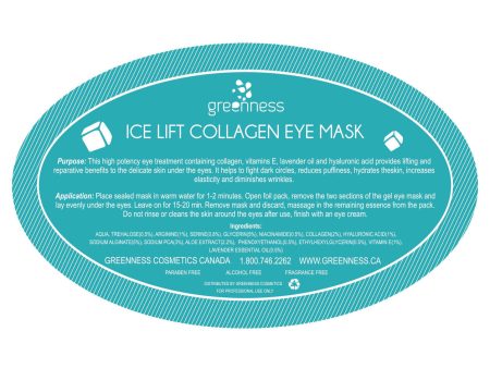 MASK EYE ICE LIFT COLLAGEN G Discount