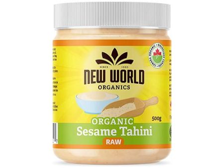 TAHINI SESAME 500G RAW BIO NEW WORLD Online now