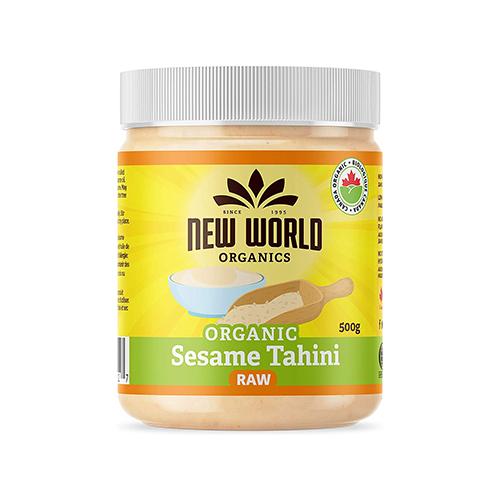 TAHINI SESAME 500G RAW BIO NEW WORLD Online now