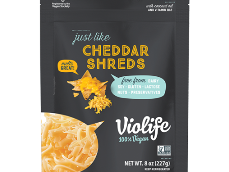 FROMAGE 227G CHEDDAR SHREDDED VIOLIFE Online now