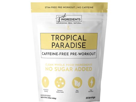 PRE-WORKOUT 480G TROPICAL PARADISE CAFFEINE FREE For Discount