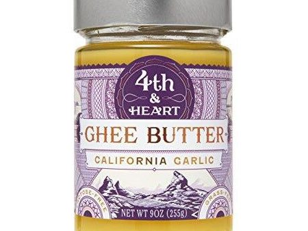 GHEE 9oz GARLIC (255G) Online now