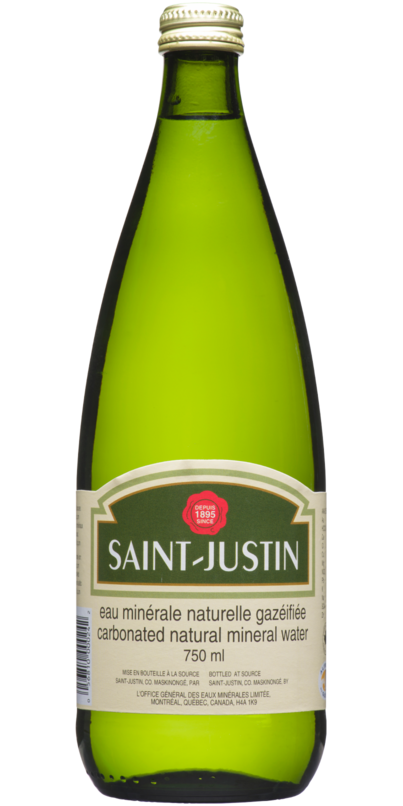 WATER CARBONATED 750ML SAINT JUSTIN Fashion