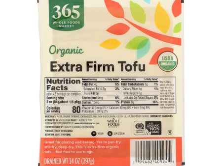 TOFU 397G EXTRA FIRM ORGANIC WHOLE FOODS Hot on Sale