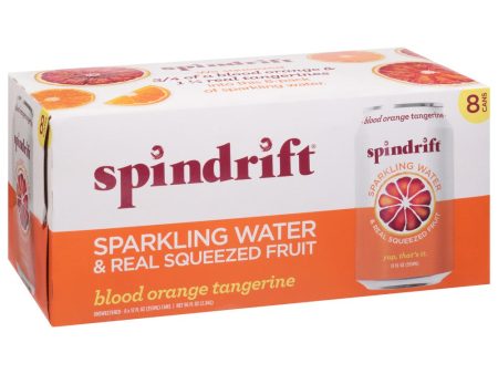 SPINDRIFT 355ML *8 BLOOD ORANGE TANGERINE Online Sale