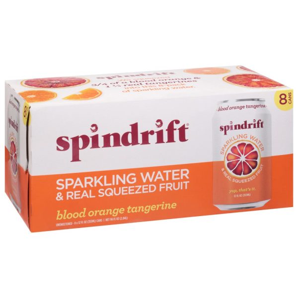 SPINDRIFT 355ML *8 BLOOD ORANGE TANGERINE Online Sale